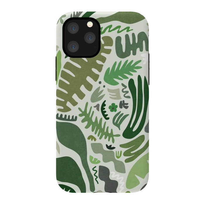 iPhone 11 Pro StrongFit Green Garden by amini54