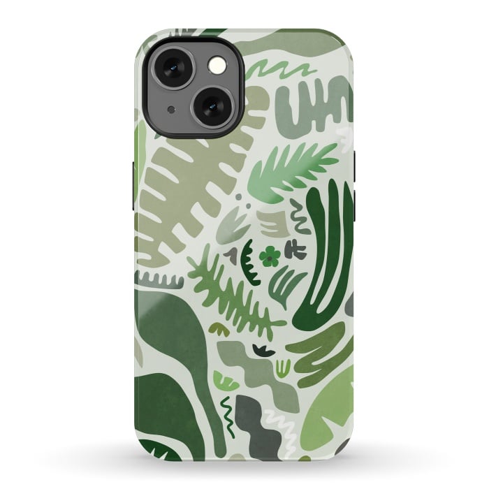 iPhone 13 StrongFit Green Garden by amini54