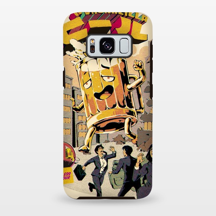 Galaxy S8 plus StrongFit Drunk Beer Attack by Ilustrata