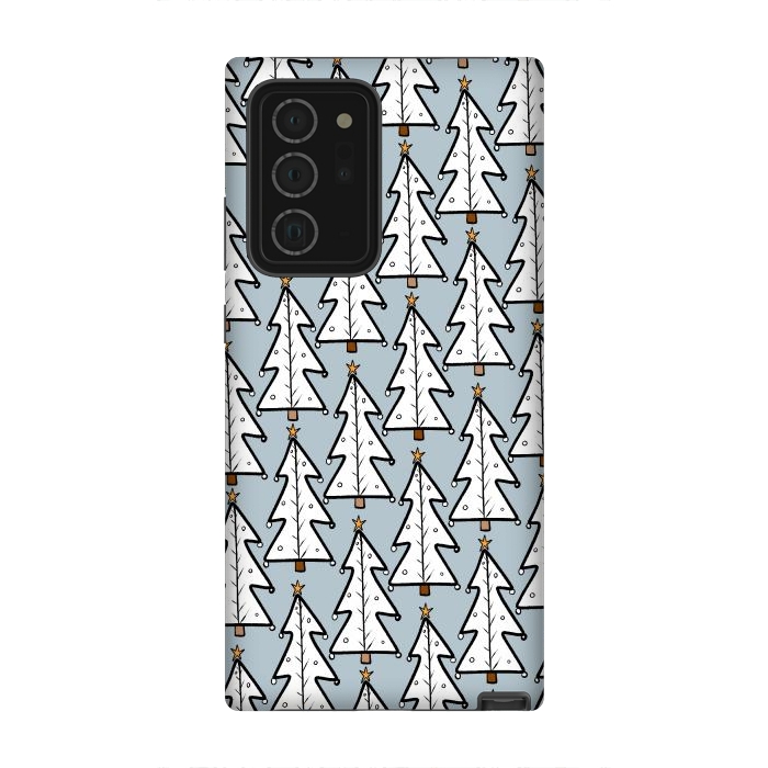 Galaxy Note 20 Ultra StrongFit The white Christmas trees by Steve Wade (Swade)