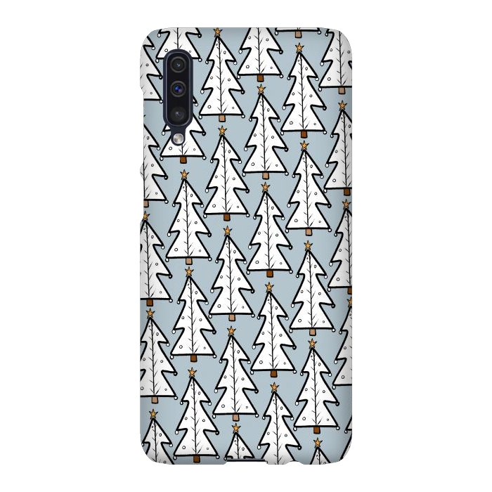 Galaxy A50 SlimFit The white Christmas trees by Steve Wade (Swade)