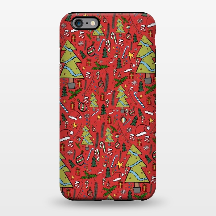 iPhone 6/6s plus StrongFit The festive Xmas pattern by Steve Wade (Swade)