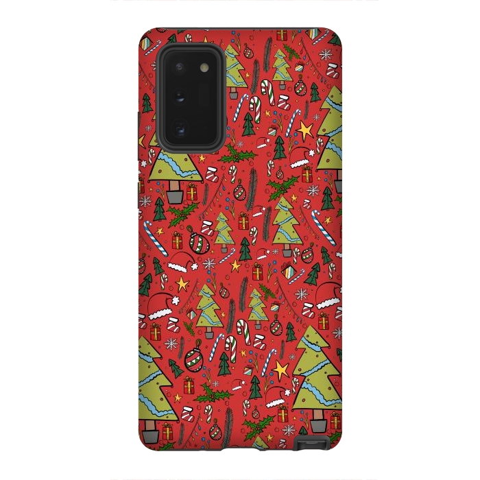 Galaxy Note 20 StrongFit The festive Xmas pattern by Steve Wade (Swade)