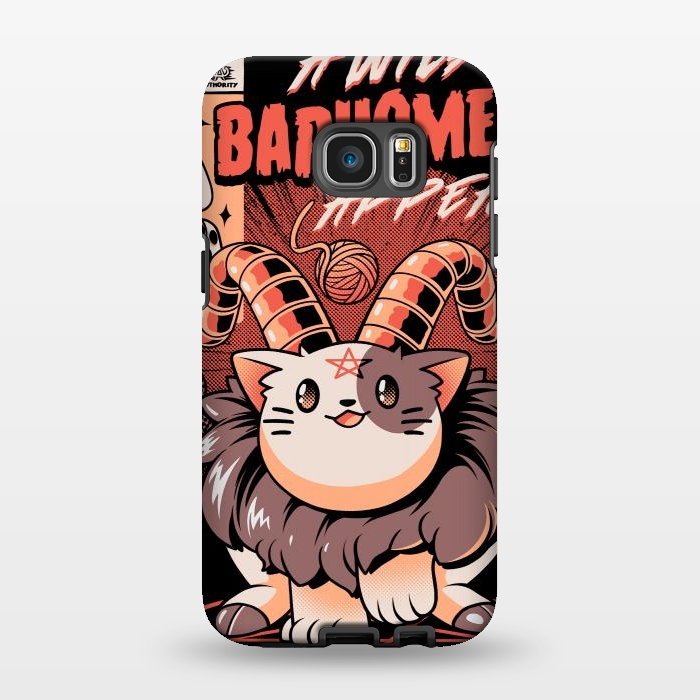 Galaxy S7 EDGE StrongFit Baphomeow by Ilustrata