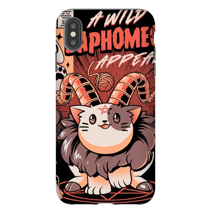 iPhone Xs Max StrongFit Baphomeow by Ilustrata