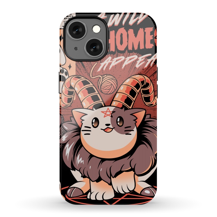 iPhone 13 StrongFit Baphomeow by Ilustrata