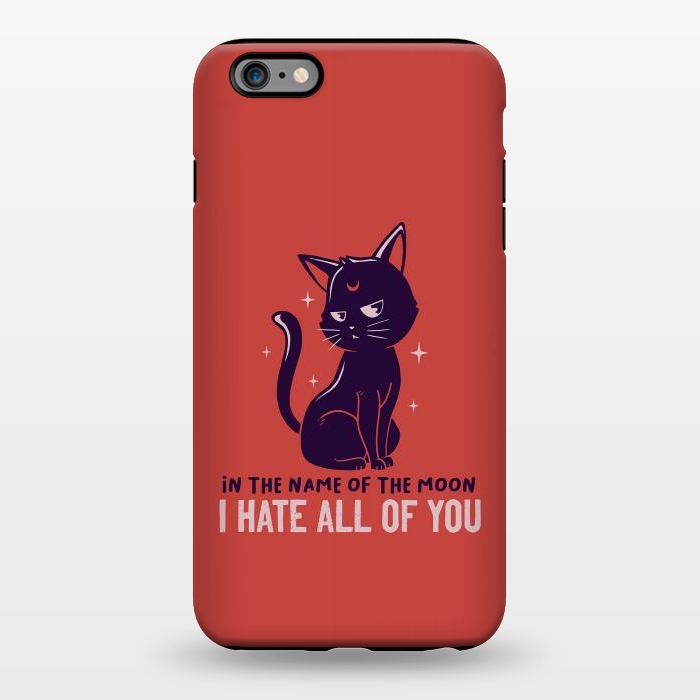 iPhone 6/6s plus StrongFit In The Name Of The Moon Funny Cute Cat by eduely