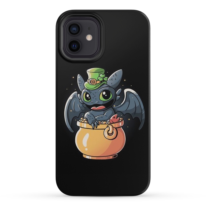 iPhone 12 mini StrongFit Irish Dragon by eduely