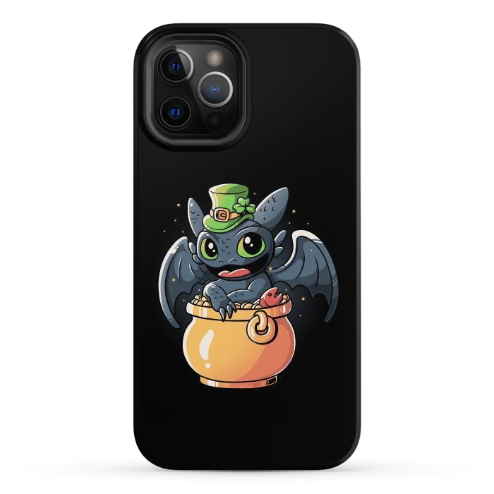 iPhone 12 Pro Max StrongFit Irish Dragon by eduely
