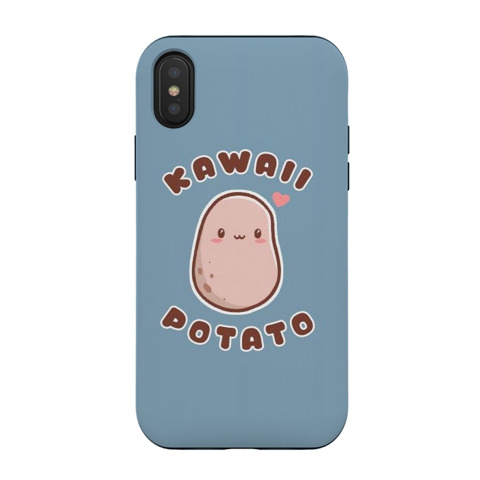 iPhone Xs / X StrongFit Kawaii Potato by eduely