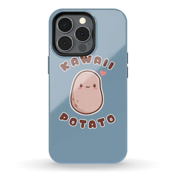 iPhone 13 pro StrongFit Kawaii Potato by eduely