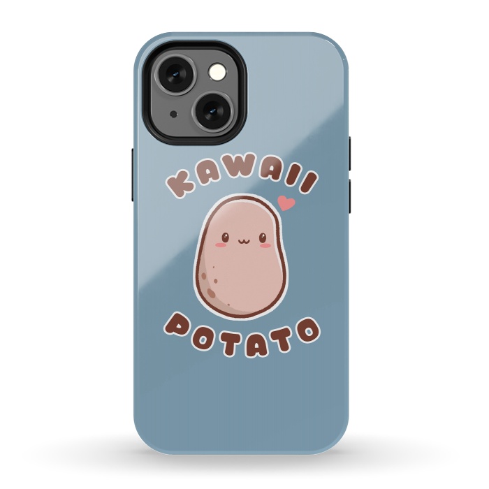 iPhone 13 mini StrongFit Kawaii Potato by eduely