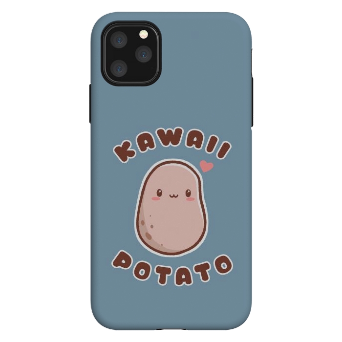 iPhone 11 Pro Max StrongFit Kawaii Potato by eduely
