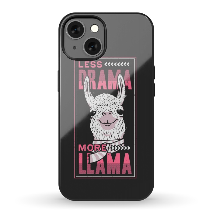 iPhone 13 StrongFit Less Drama More Llama by eduely