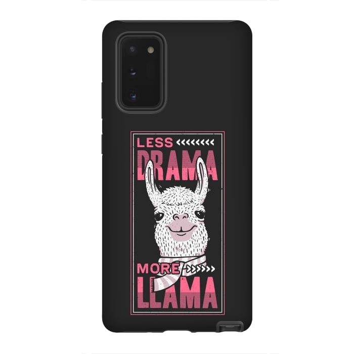 Galaxy Note 20 StrongFit Less Drama More Llama by eduely