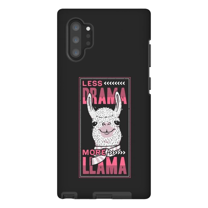 Galaxy Note 10 plus StrongFit Less Drama More Llama by eduely