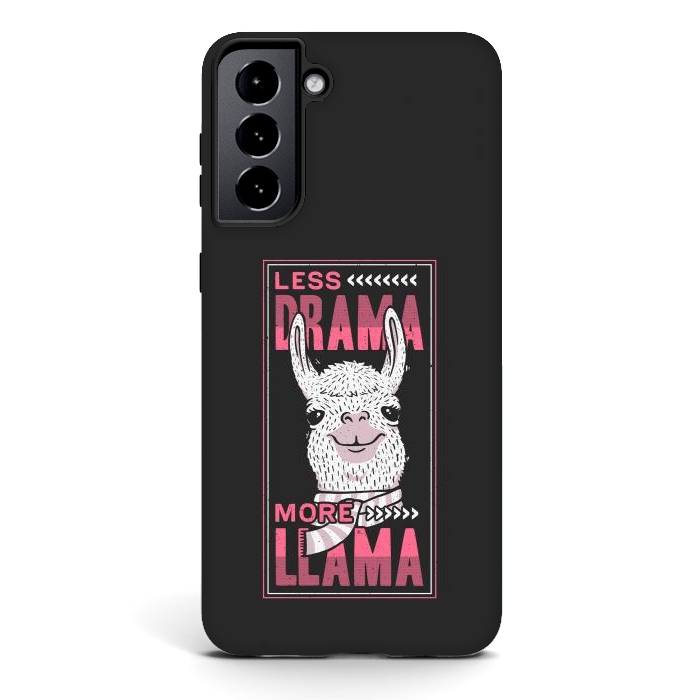 Galaxy S21 plus StrongFit Less Drama More Llama by eduely