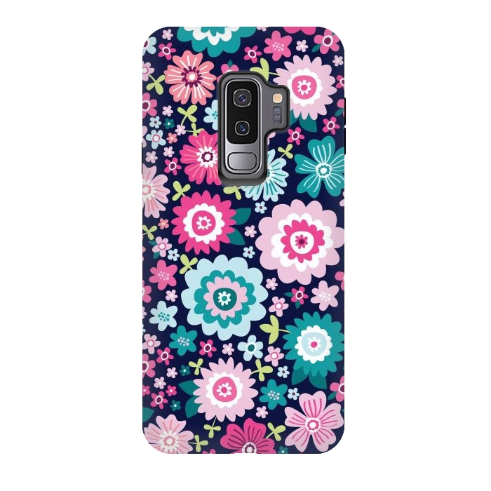 Galaxy S9 plus StrongFit Cute pattern in colorful flower  by ArtsCase
