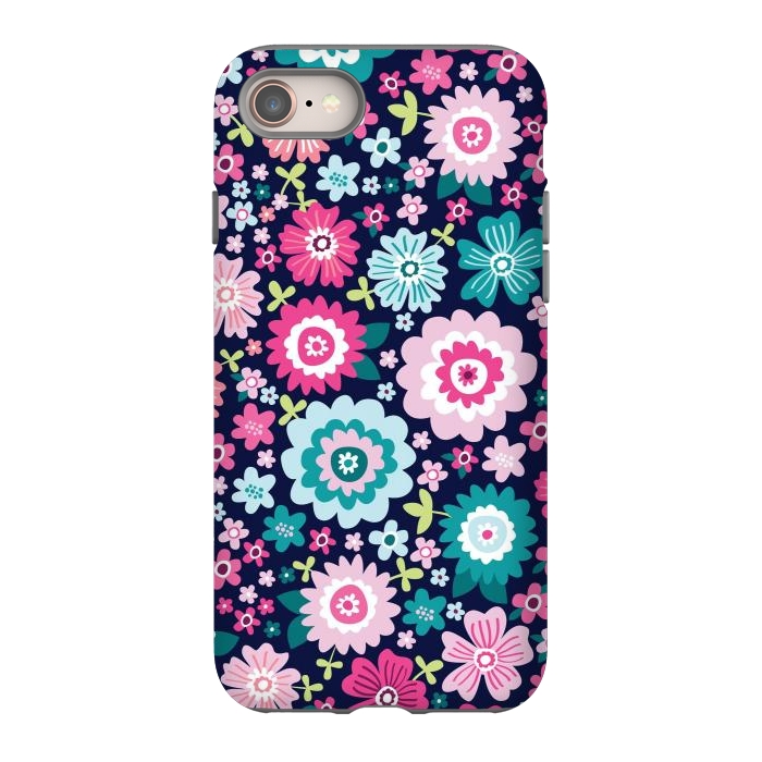 iPhone 8 StrongFit Cute pattern in colorful flower  by ArtsCase