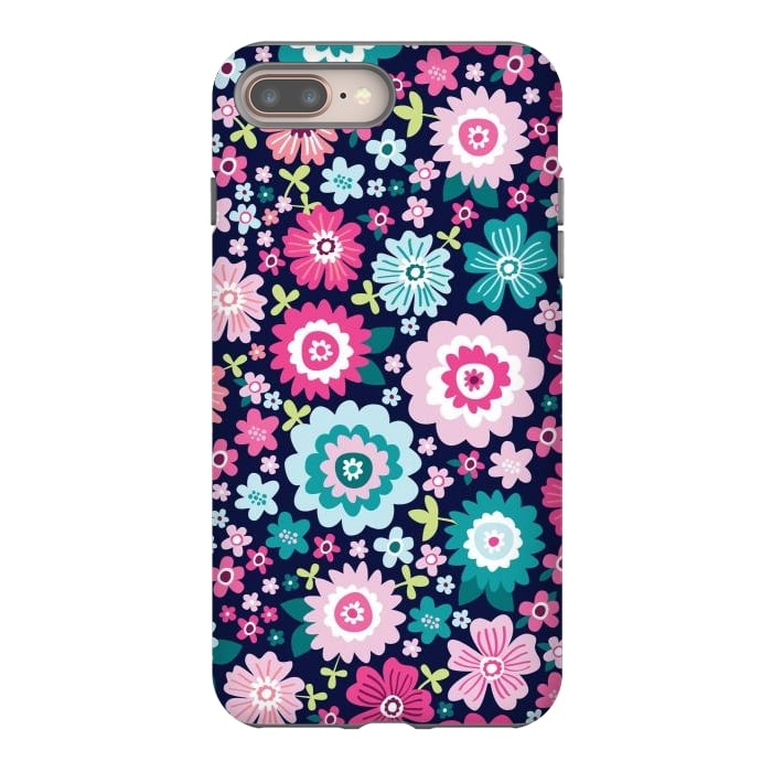 iPhone 8 plus StrongFit Cute pattern in colorful flower  by ArtsCase