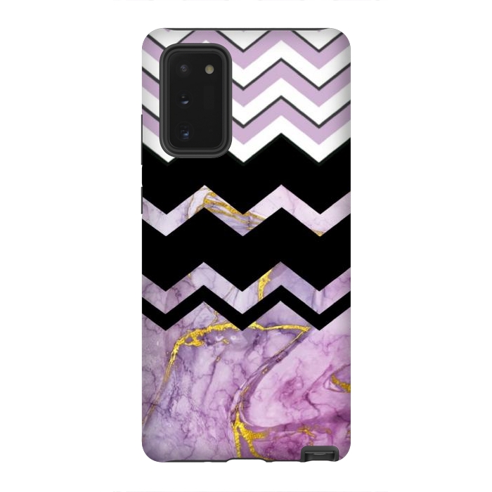 Galaxy Note 20 StrongFit Purple Marble  by CAS
