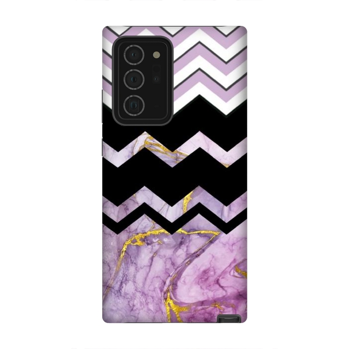 Galaxy Note 20 Ultra StrongFit Purple Marble  by CAS
