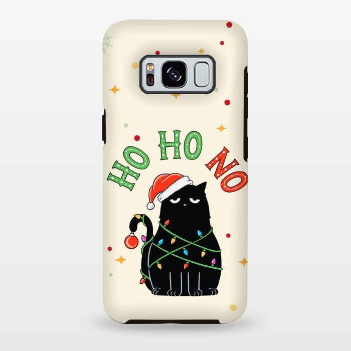 Galaxy S8 plus StrongFit Cat and Christmas NO by Coffee Man