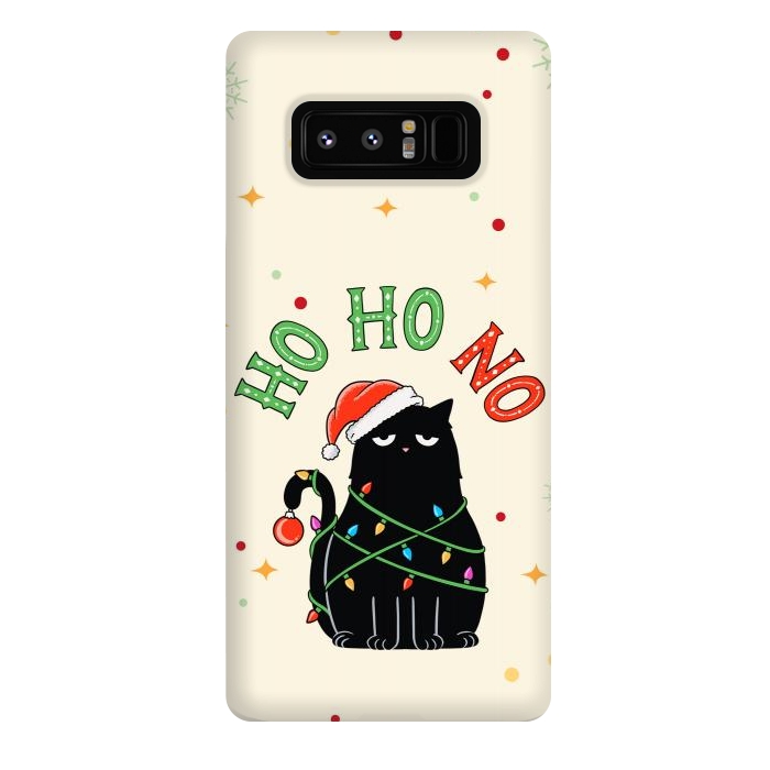 Galaxy Note 8 StrongFit Cat and Christmas NO by Coffee Man