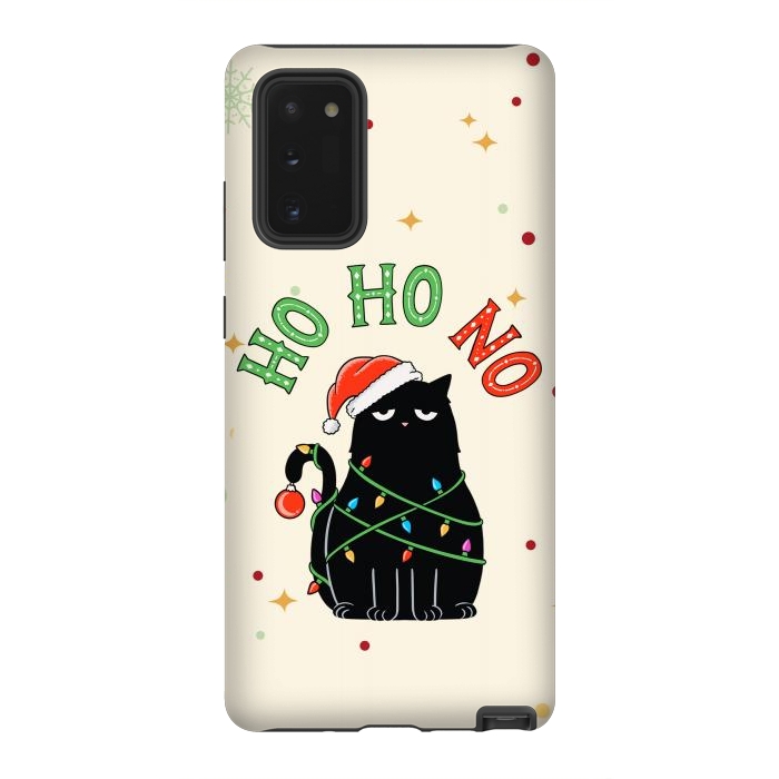 Galaxy Note 20 StrongFit Cat and Christmas NO by Coffee Man