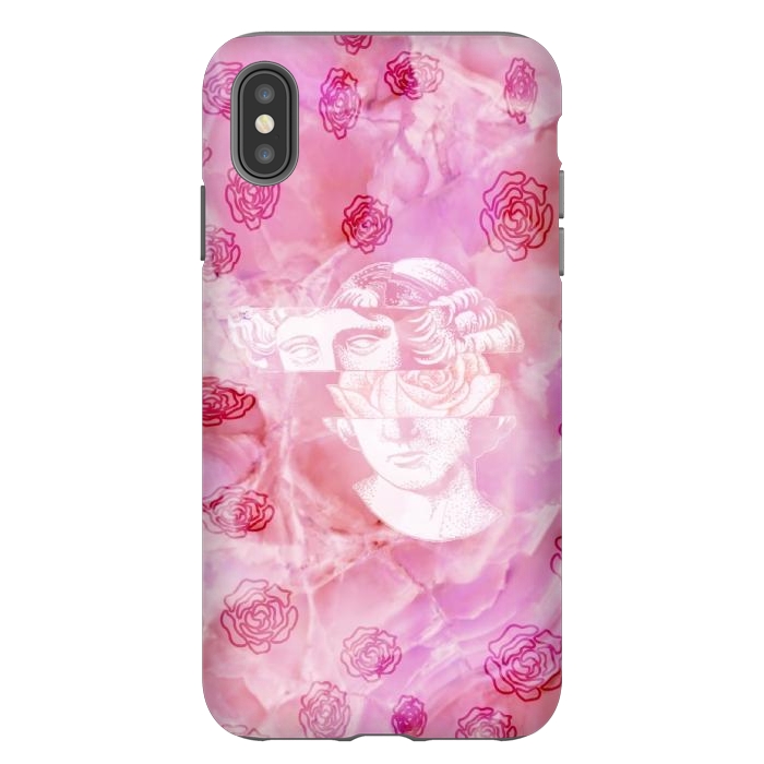iPhone Xs Max StrongFit Pink marble aesthetic by CAS