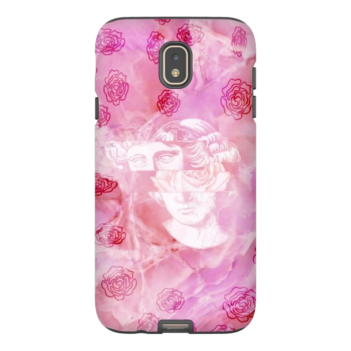 Galaxy J7 StrongFit Pink marble aesthetic by CAS