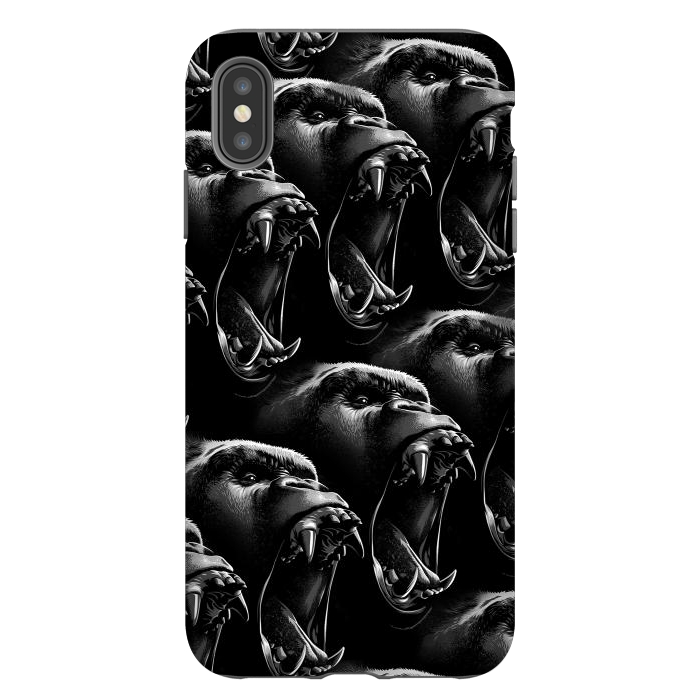 iPhone Xs Max StrongFit gorilla pattern by Alberto