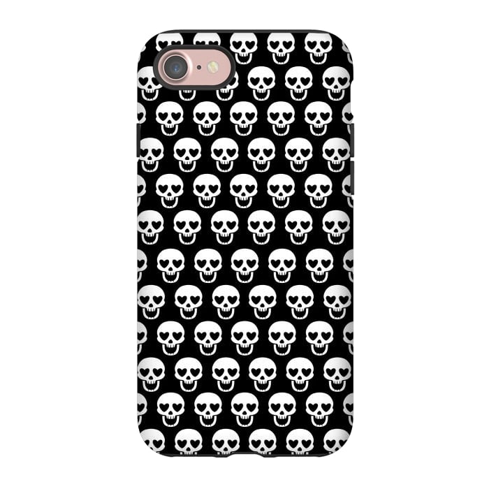 iPhone 7 StrongFit Love skulls by Alberto