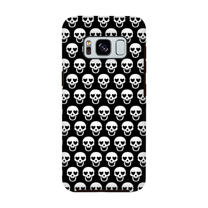 Galaxy S8 StrongFit Love skulls by Alberto