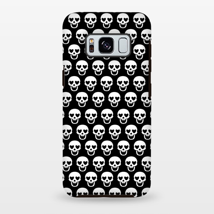 Galaxy S8 plus StrongFit Love skulls by Alberto