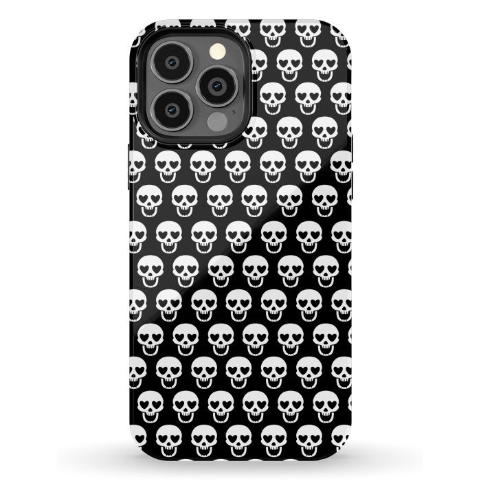 iPhone 13 Pro Max StrongFit Love skulls by Alberto