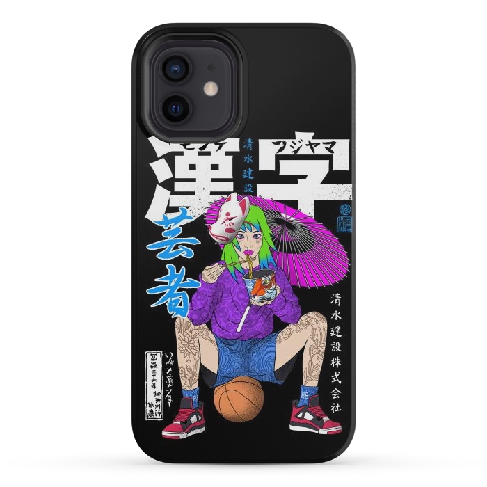 iPhone 12 mini StrongFit Ramen Basketball by Alberto