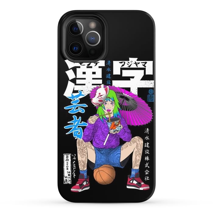 iPhone 12 Pro StrongFit Ramen Basketball by Alberto