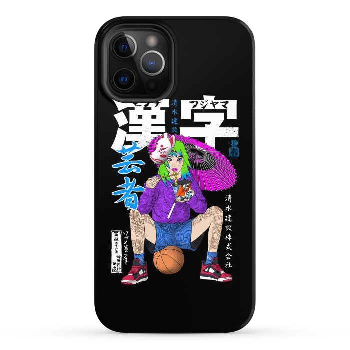 iPhone 12 Pro Max StrongFit Ramen Basketball by Alberto