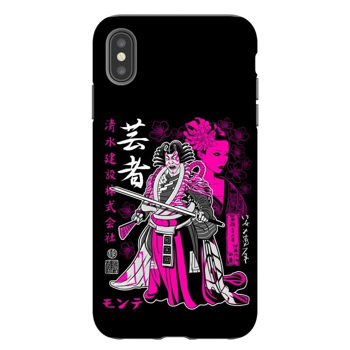 iPhone Xs Max StrongFit Geisha kabuki by Alberto