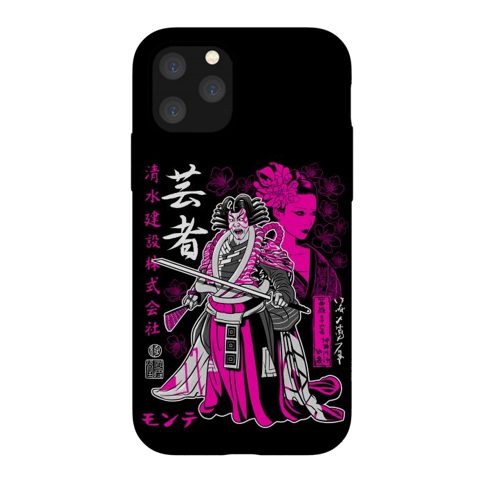 iPhone 11 Pro StrongFit Geisha kabuki by Alberto