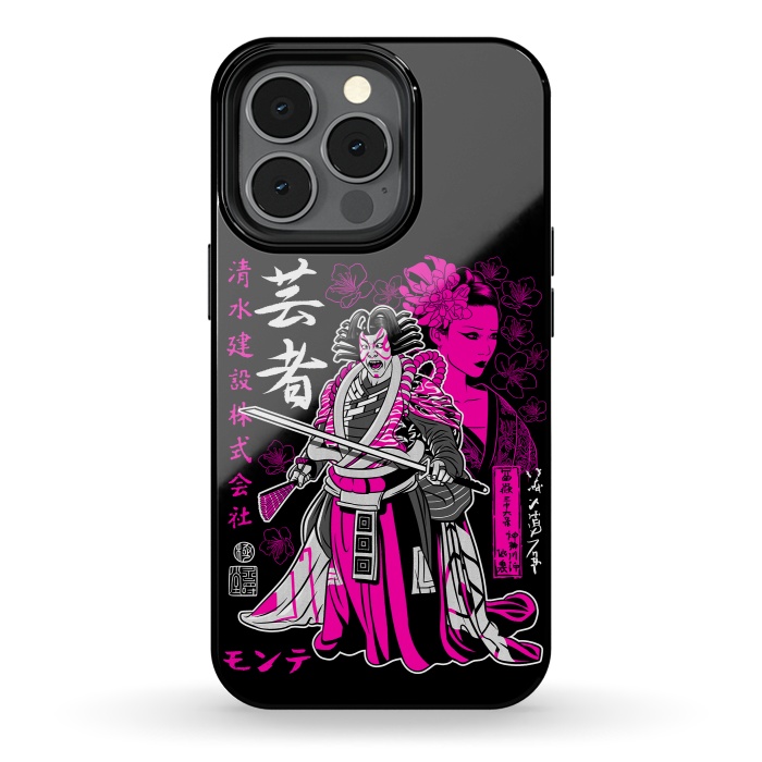 iPhone 13 pro StrongFit Geisha kabuki by Alberto