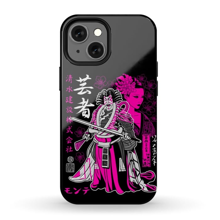 iPhone 13 mini StrongFit Geisha kabuki by Alberto