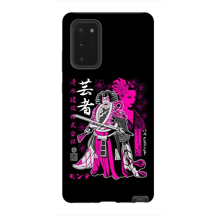 Galaxy Note 20 StrongFit Geisha kabuki by Alberto