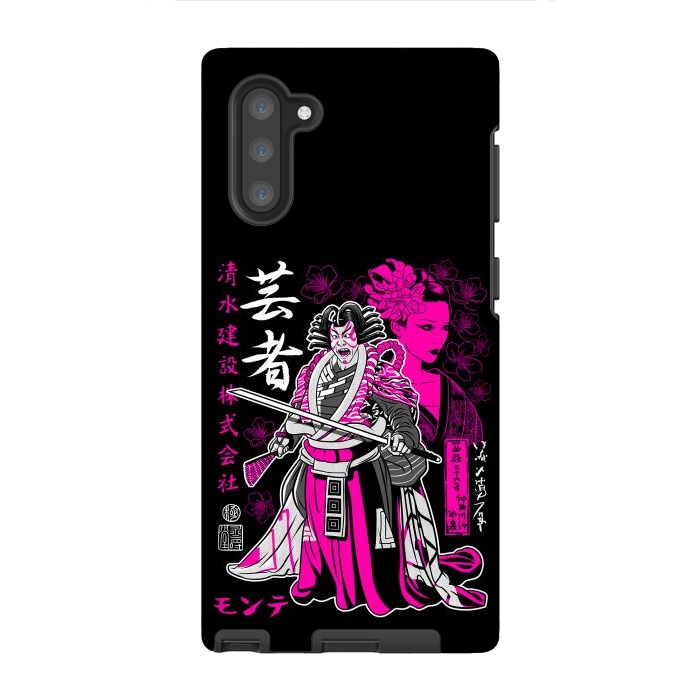 Galaxy Note 10 StrongFit Geisha kabuki by Alberto