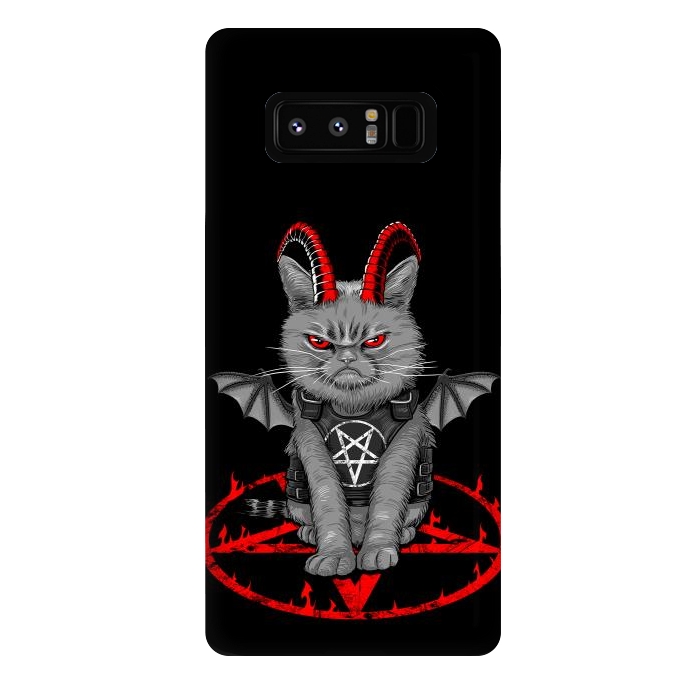 Galaxy Note 8 StrongFit demon cat by Alberto