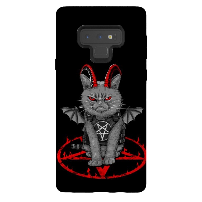 Galaxy Note 9 StrongFit demon cat by Alberto