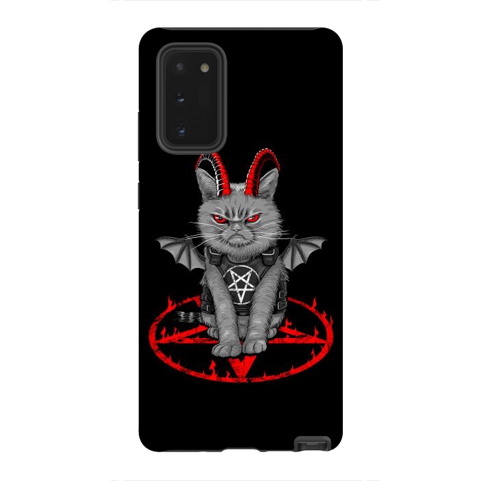 Galaxy Note 20 StrongFit demon cat by Alberto