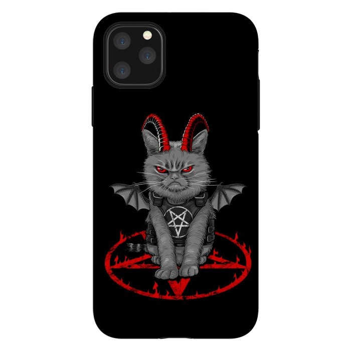 iPhone 11 Pro Max StrongFit demon cat by Alberto
