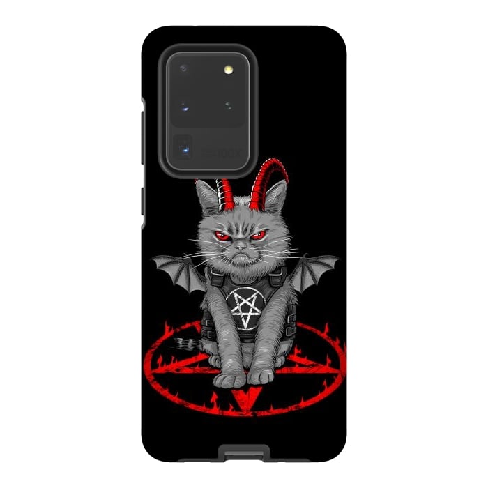 Galaxy S20 Ultra StrongFit demon cat by Alberto